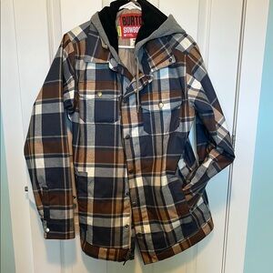 Burton Checkered Hooded Jacket